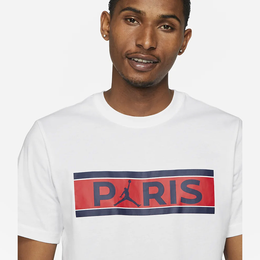 Men's Jordan Paris St Germain Wordmark T Shirt