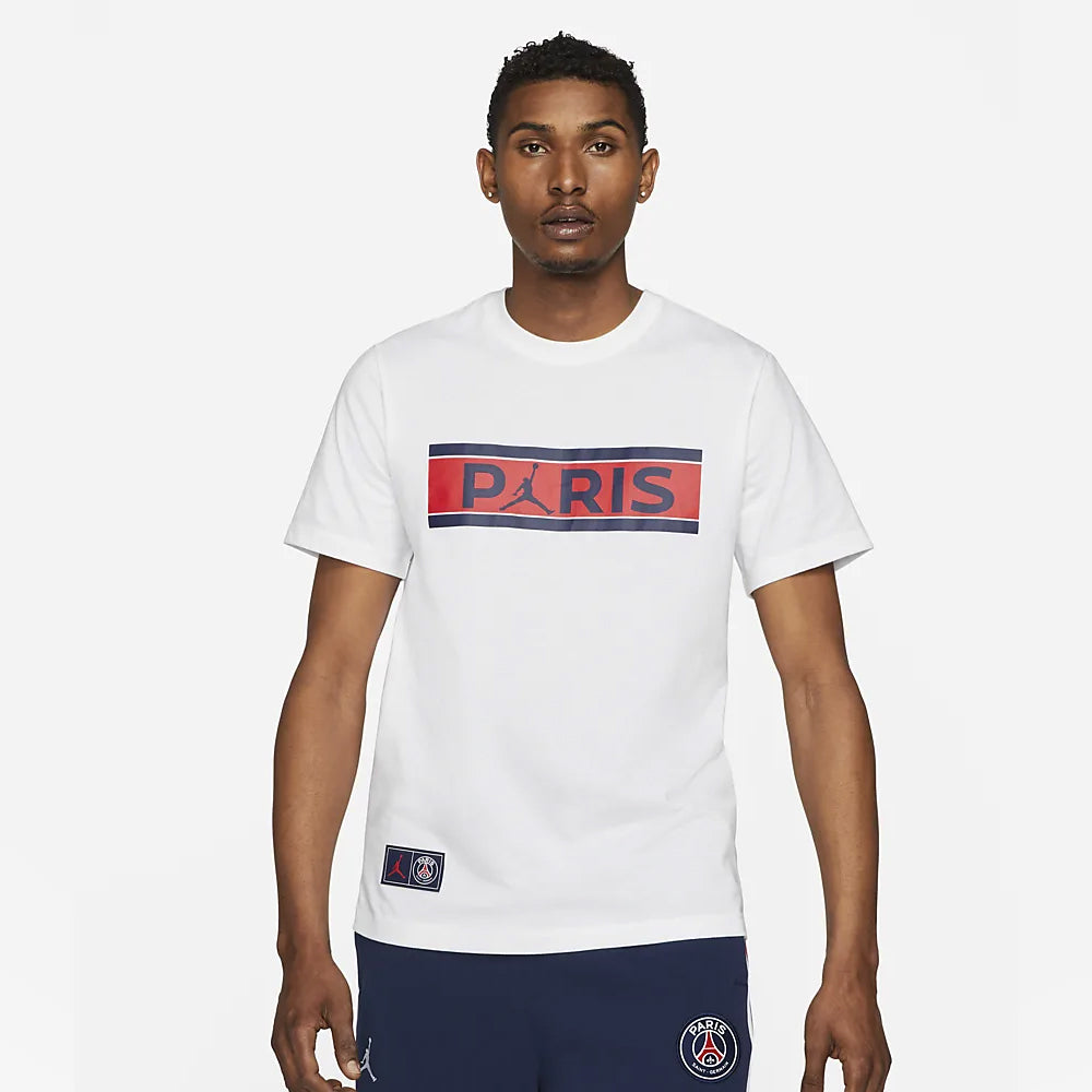 Men's Jordan Paris St Germain Wordmark T Shirt