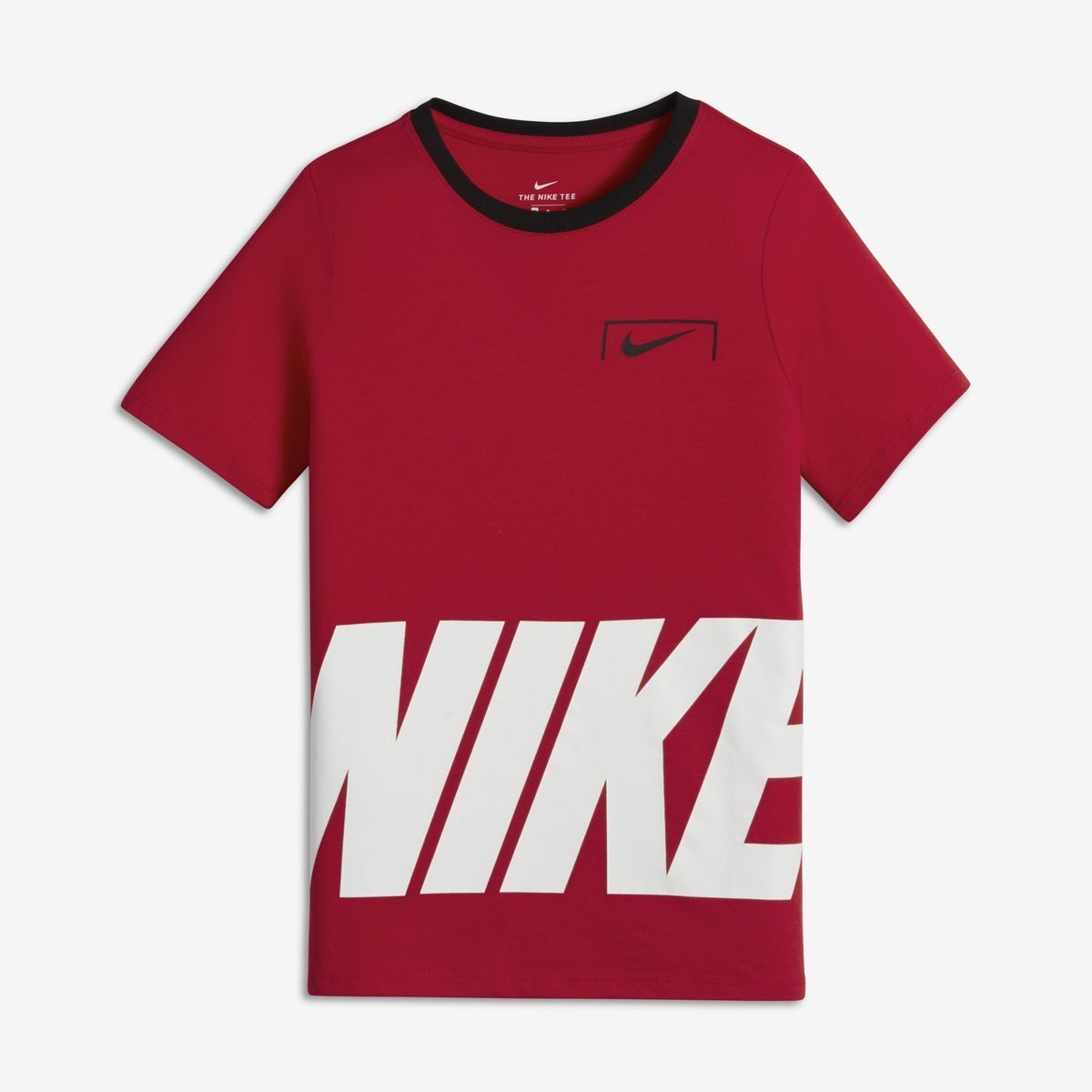 Boy&#39;s Swoosh Goal T-Shirt - Red