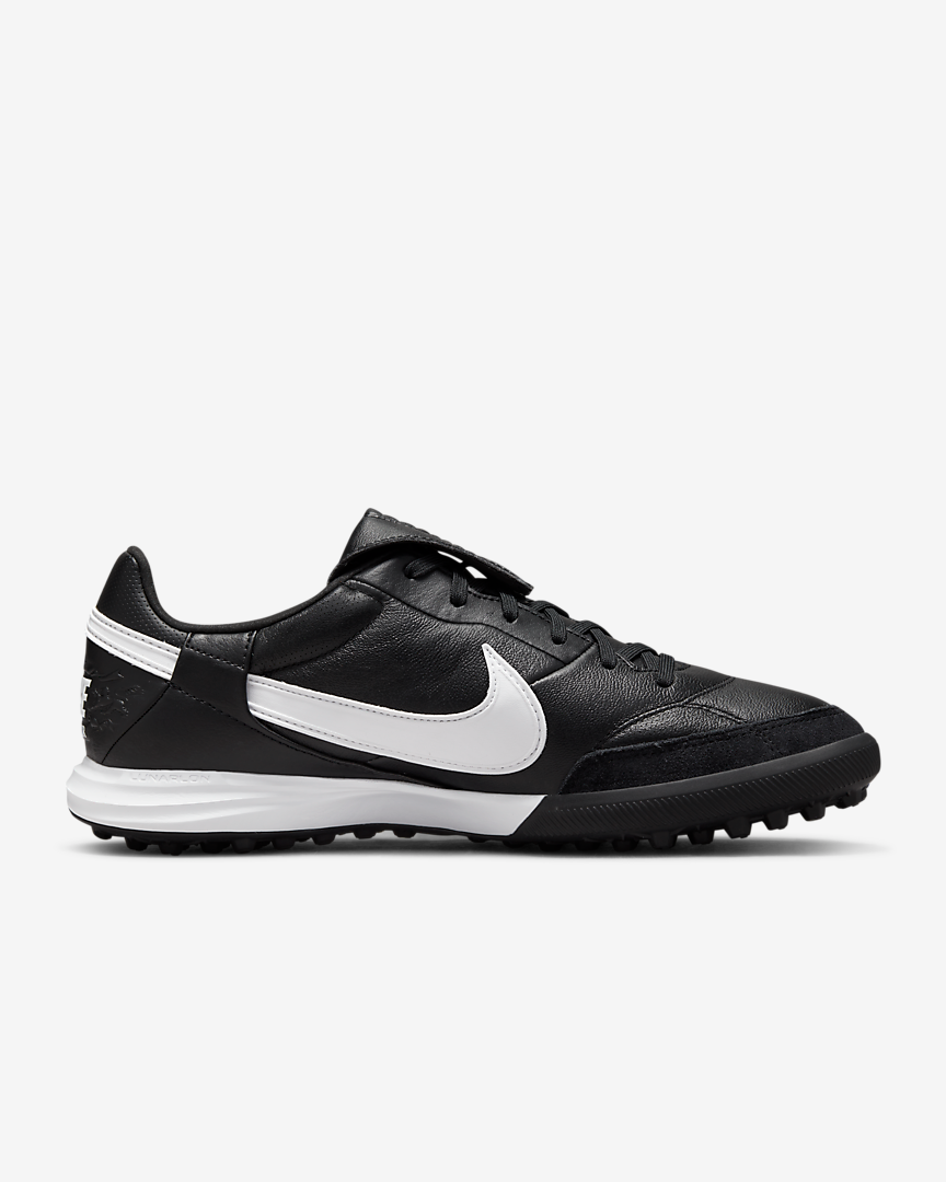 Nike Tiempo Premier 3 Turf Soccer Shoes Black - AT6178-010-NIKE by Nike | Available at Niky's Sports