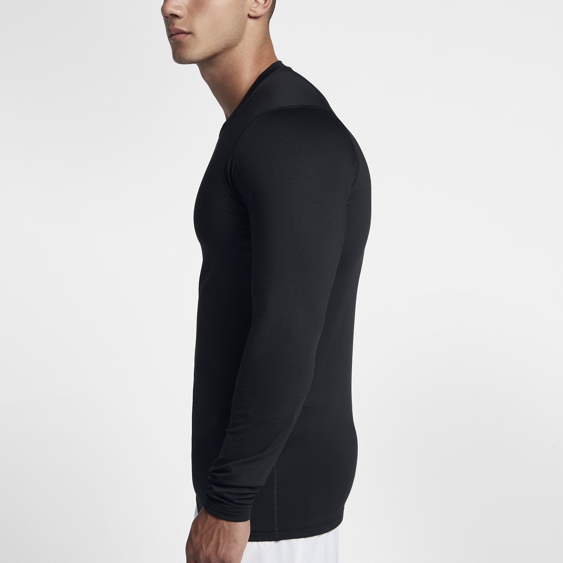 Men's Pro Warm Long Sleeve Training Top - Black