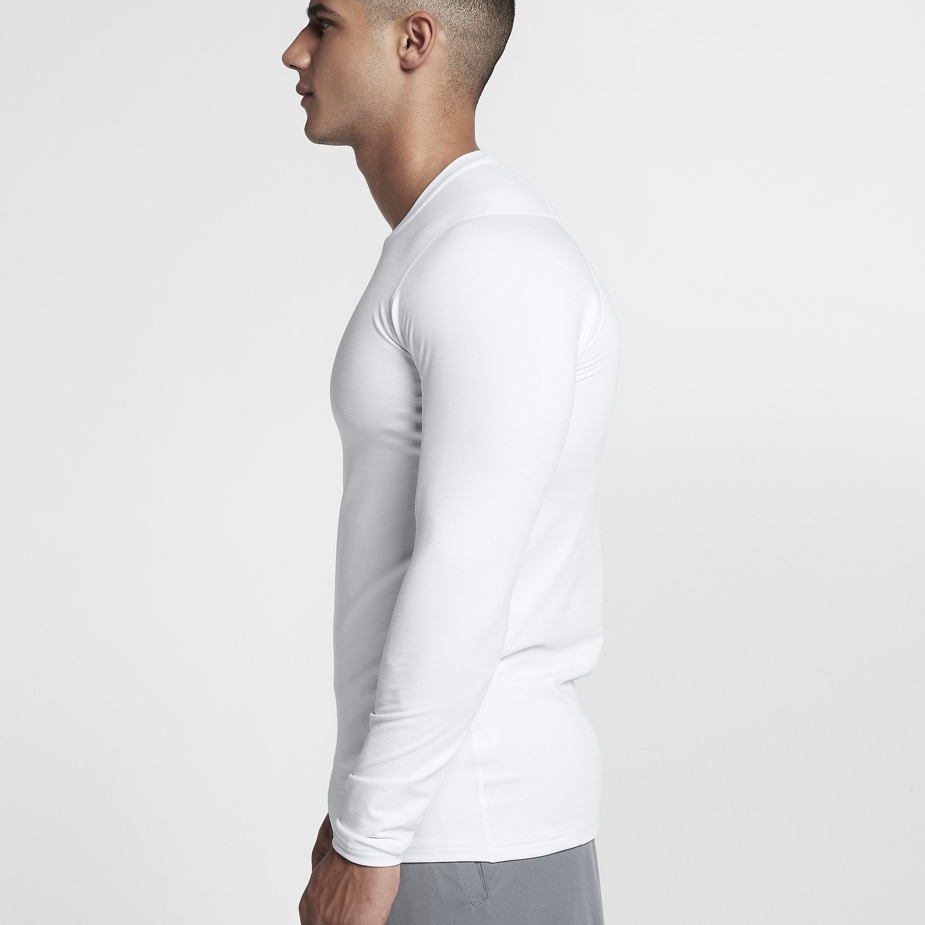 Nike Pro Warm Mens Long Sleeve Top - White