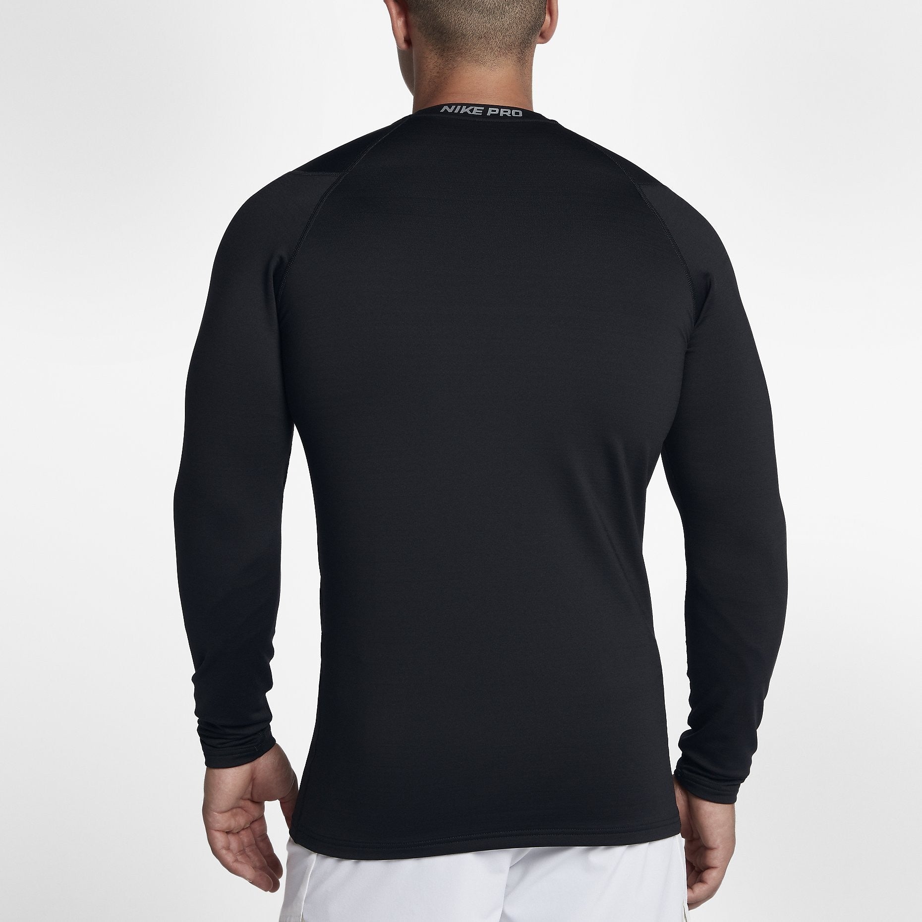 Men's Pro Warm Long Sleeve Training Top - Black