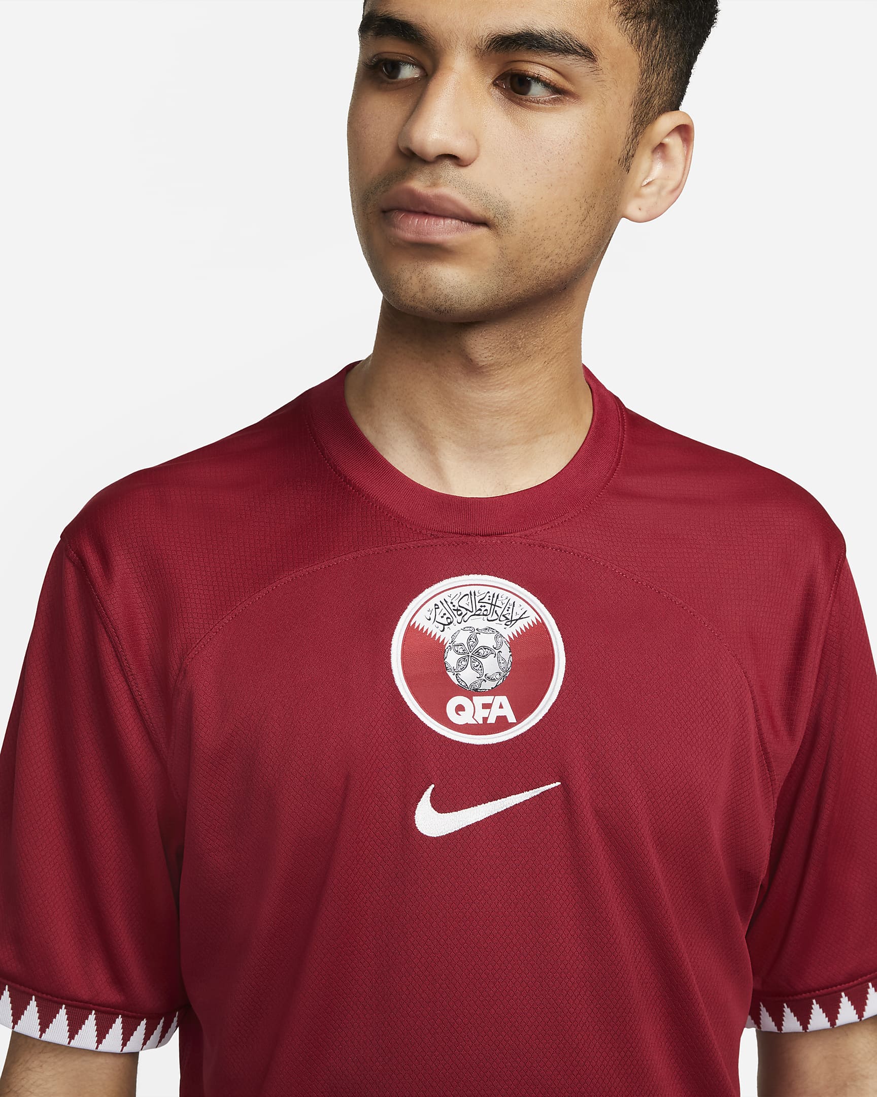 Nike Qatar 2022/23 Stadium Home Men's Nike Dri-FIT Soccer Jersey