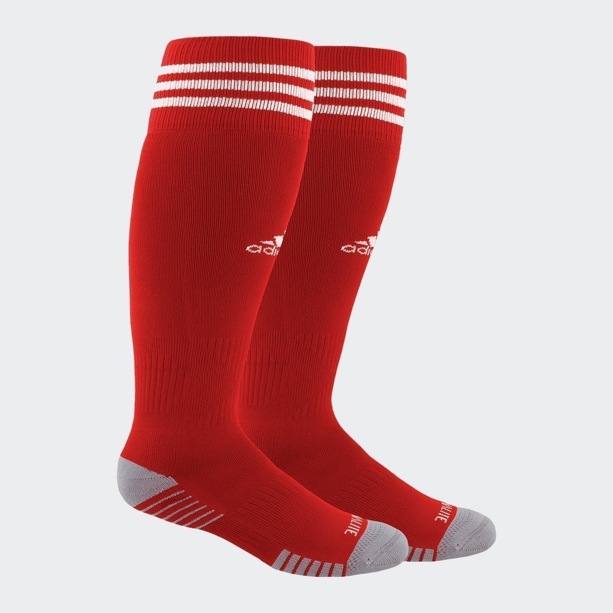 Copa Zone Cushion IV OTC Sock - Power Red/White - 5147294B-ADIDAS by Adidas | Available at Niky&#39;s Sports