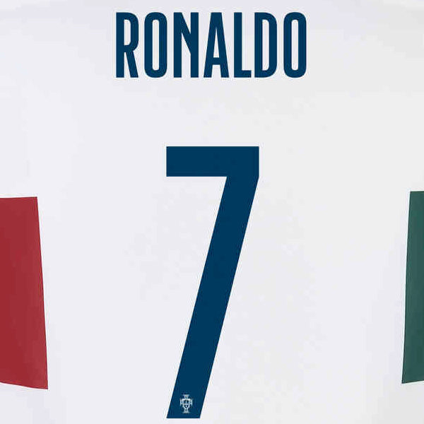 Uni Sport Portugal 2020/21 Away Ronaldo 7 Jersey Name Set