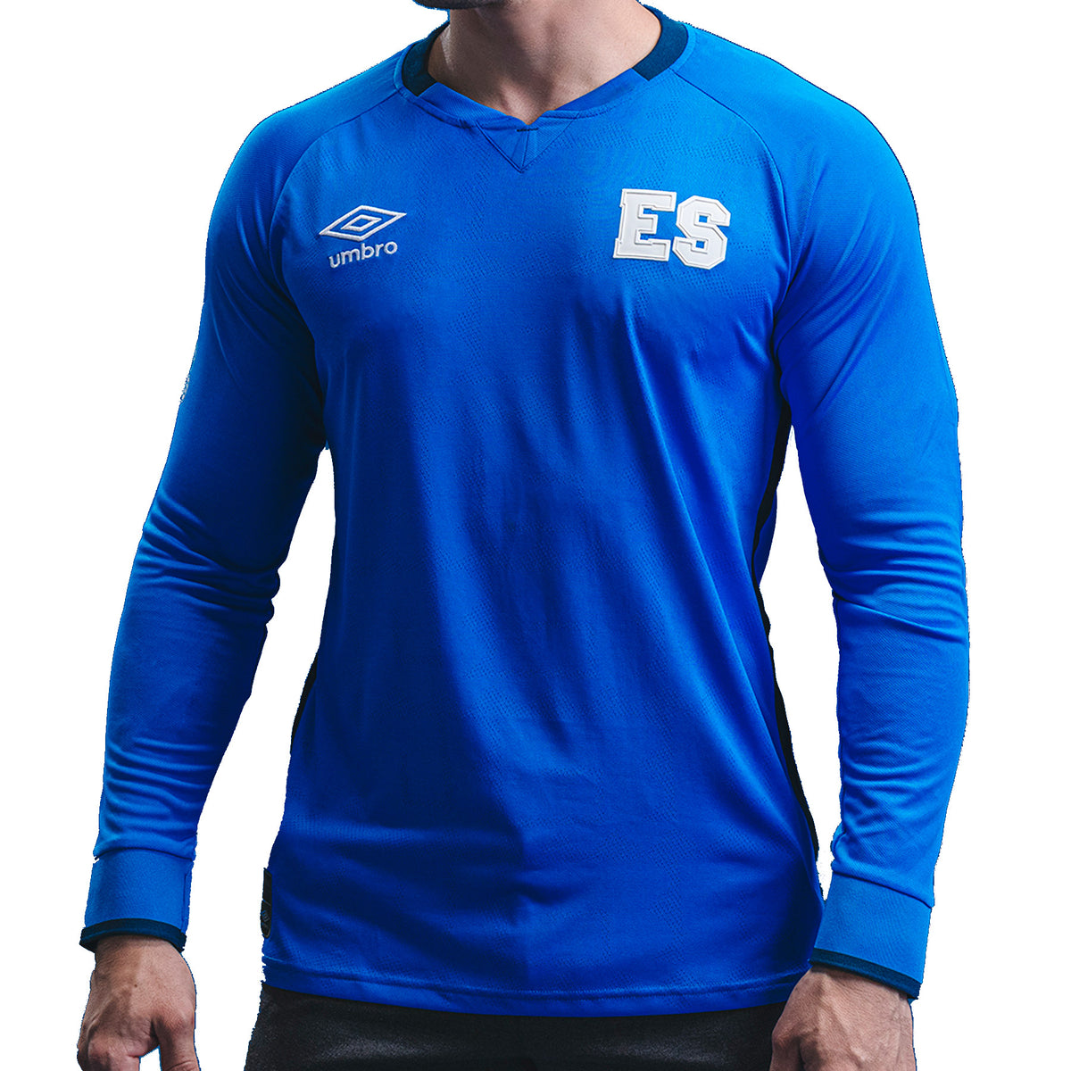 Men&#39;s El Salvador Home Long Sleeve Jersey 2021-22