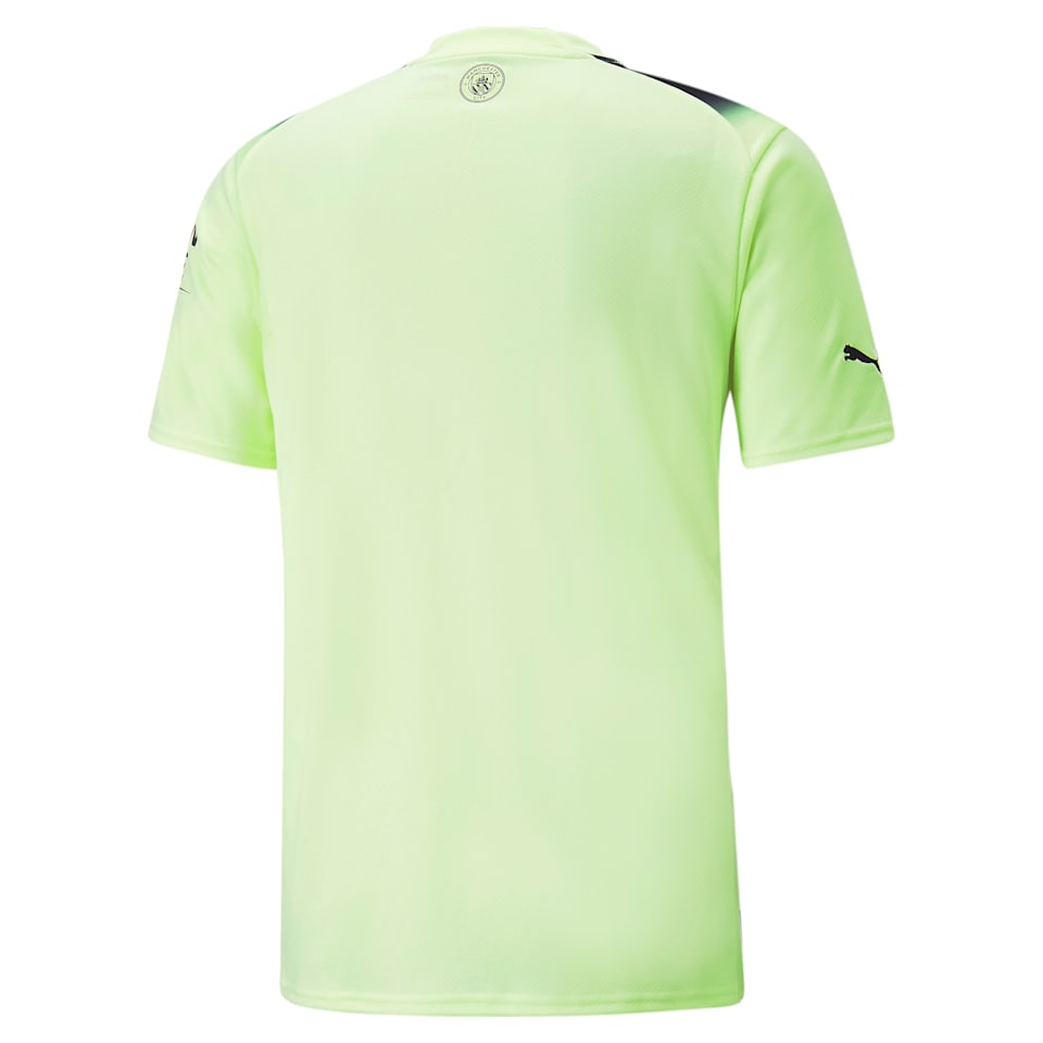 Puma Jerseys  Manchester City 125 Year Anniversary Replica Jersey  Marina-Puma White - Mens · Boudoir