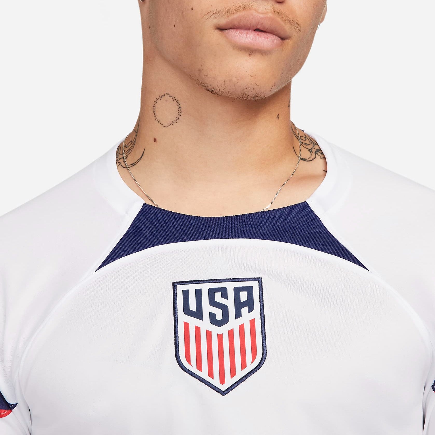  Nike USA Home Men's Authentic World Cup Soccer Jersey