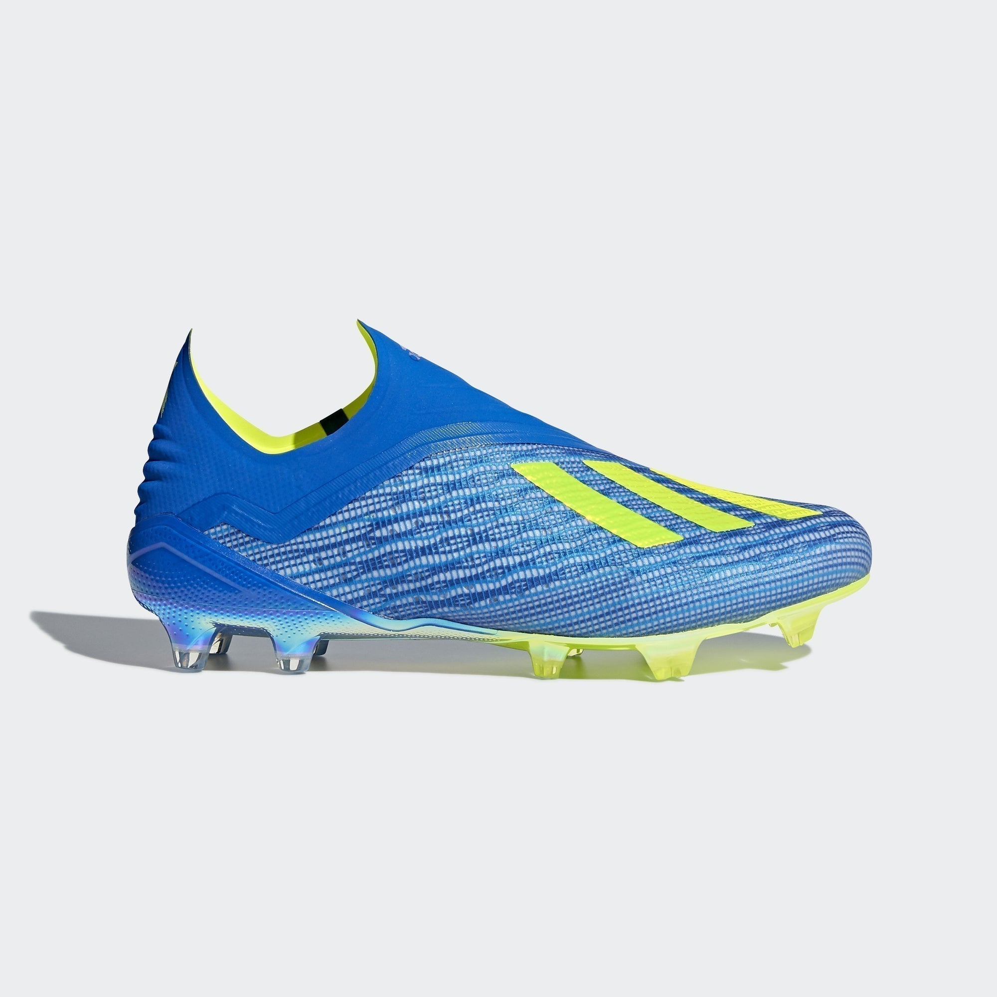 X 18+ FG Soccer Cleats - Blue/Yellow/Core Black