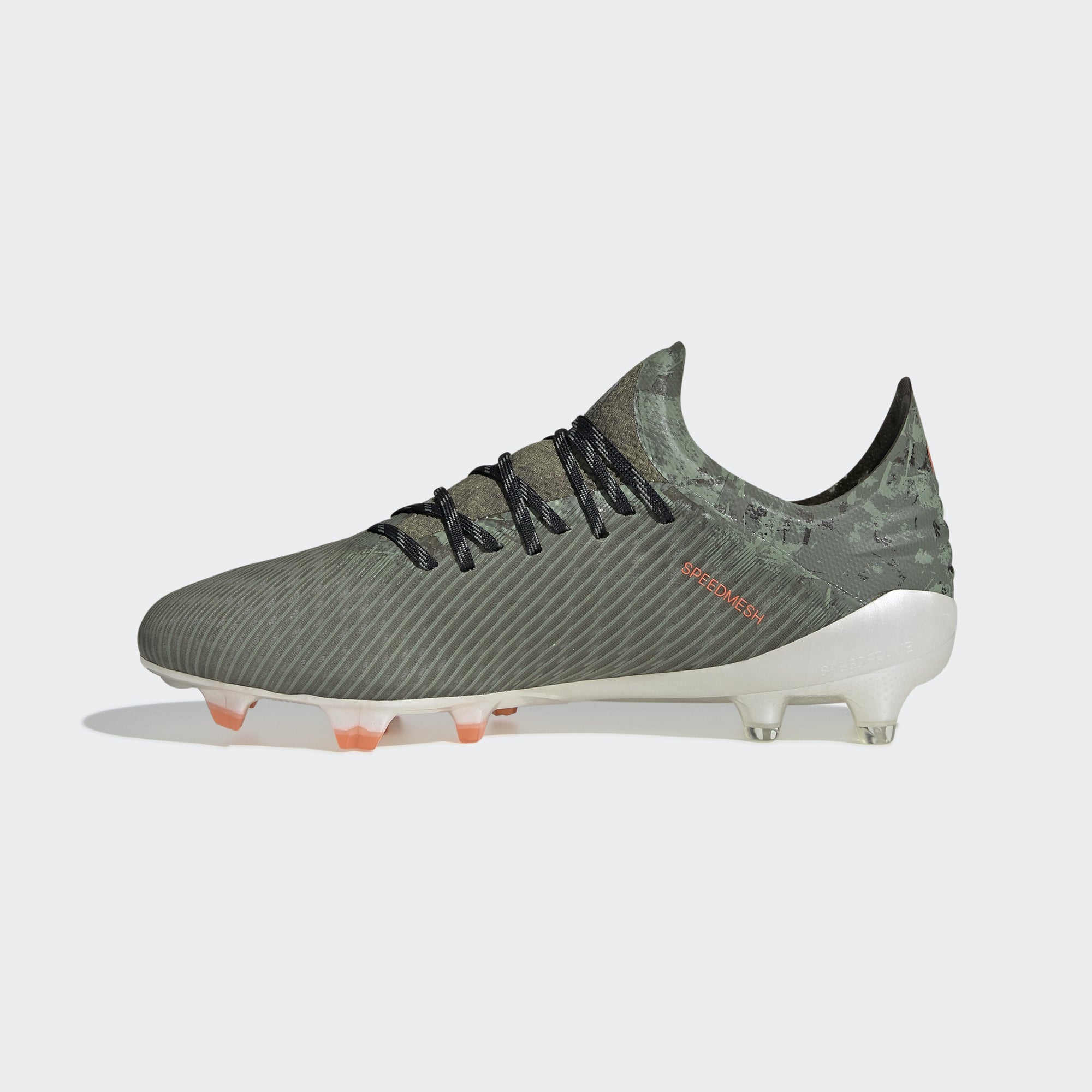 X 19.1 FG cleats- Legacy Green / Solar Orange / Chalk White