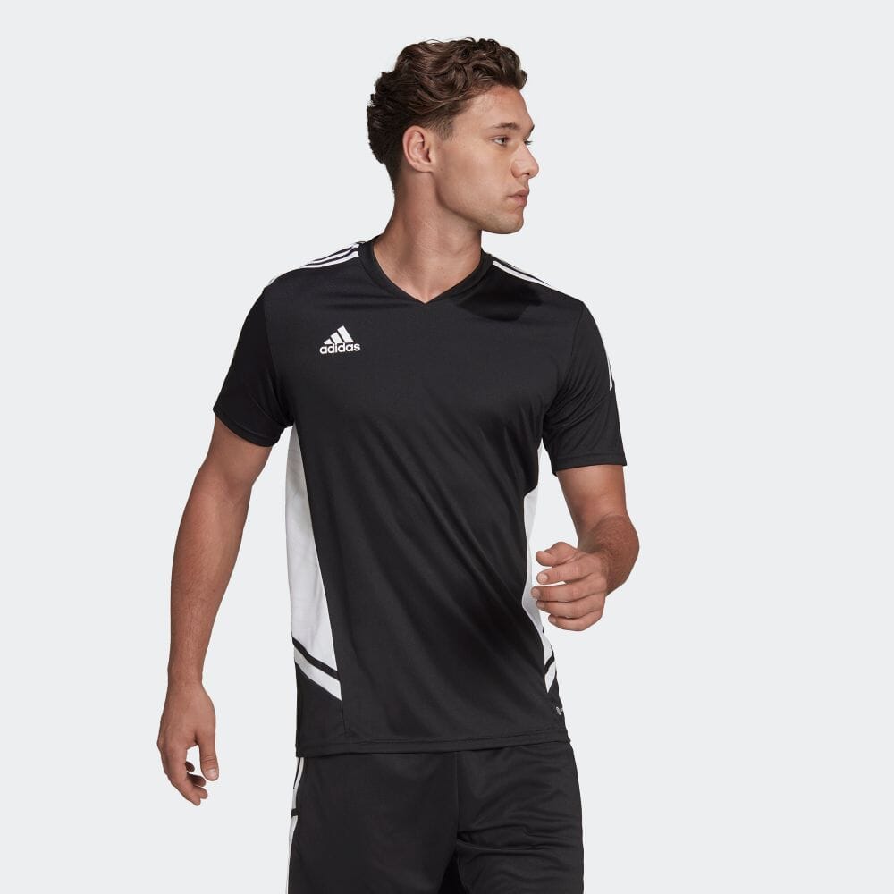 Adidas Men's Condivo 22 Soccer Jersey, Black/White / M
